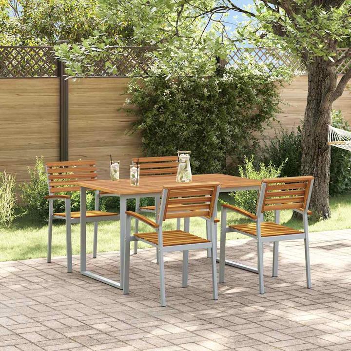Produktbild vidaXL Garten Essgruppe (160 x 80 x 75 cm)
