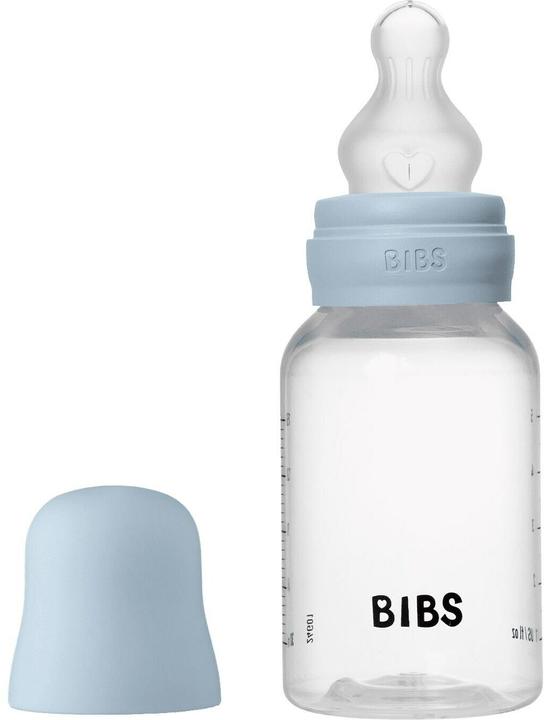 Actual product image Bibs Anti Colic Bottle Silicone 150 ml Slow Flow Baby Blue (150 ml)