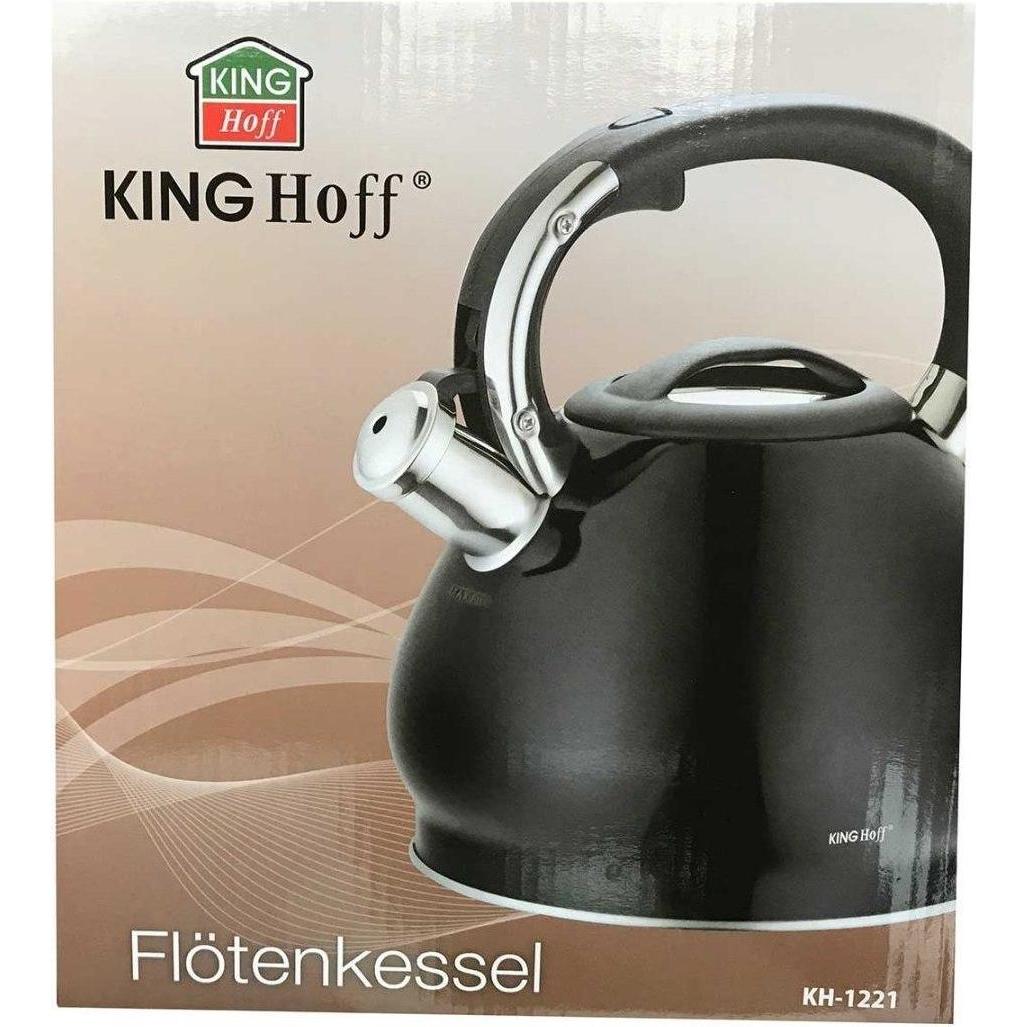 Thumbnail - Kinghoff KITCHEN WITH WHISTLE 3,4L KH-1221, Wasserkocher, Schwarz