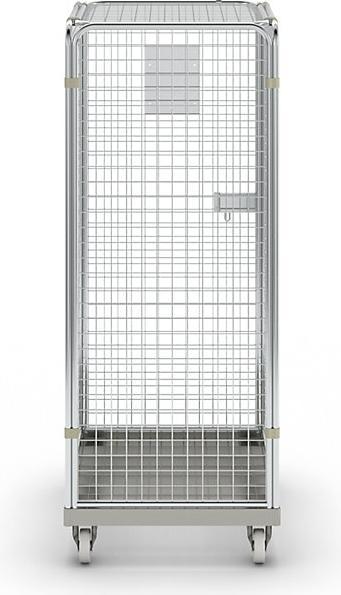 Produktbild kaiserkraft Antidiebstahlbehälter mit Stahl-Rollplatte (500 kg)