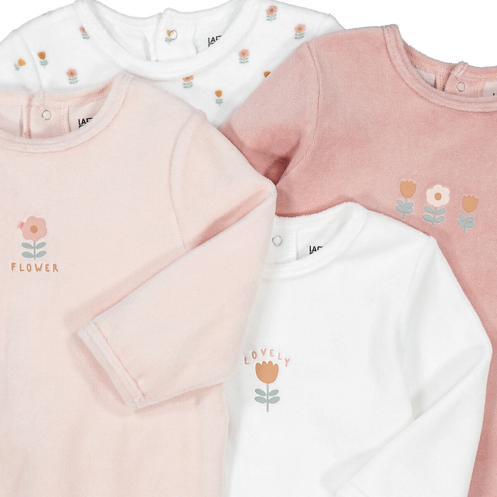 Actual product image La Redoute Collections 4-pack rompers (60)
