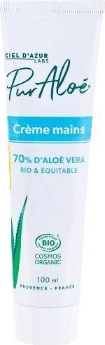Image du produit Ciel d'Azur crème mains 70% aloé et équitable crème (100 ml)
