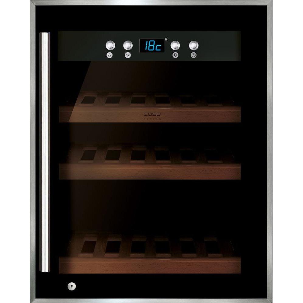 Thumbnail - Caso WineSafe 12 Classic, Weinkühlschrank Freistehend, Schwarz