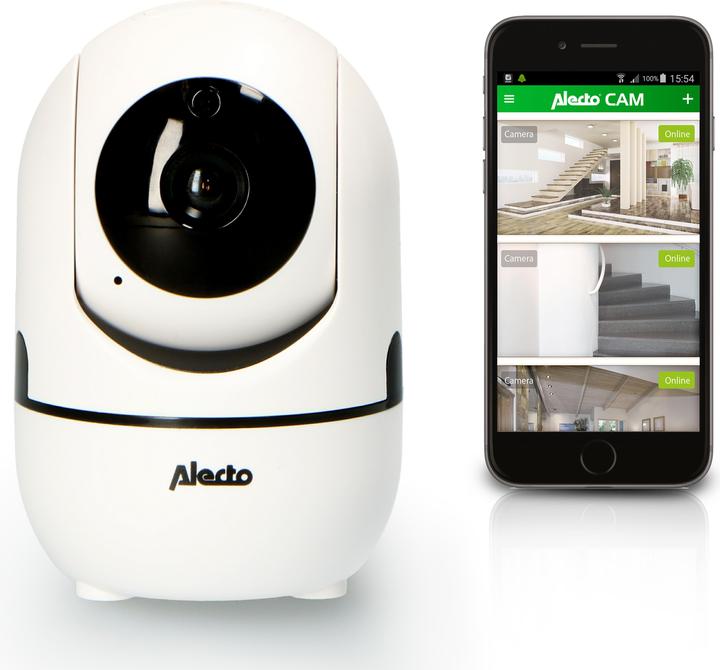 Actual product image Alecto DVC-165+ indoor wireless camera (White) (1280 x 720 pixels)