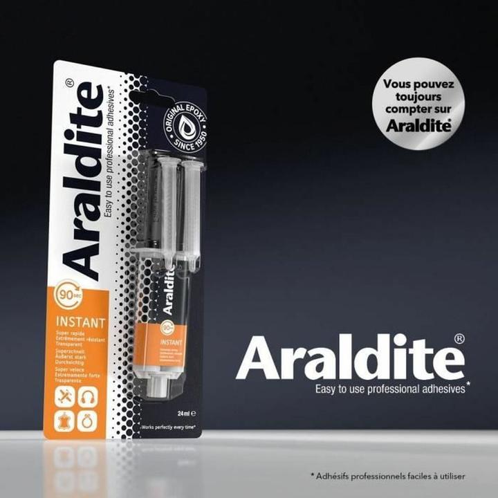 Image du produit Araldite Seringue instantanée (90 g, 24 ml)