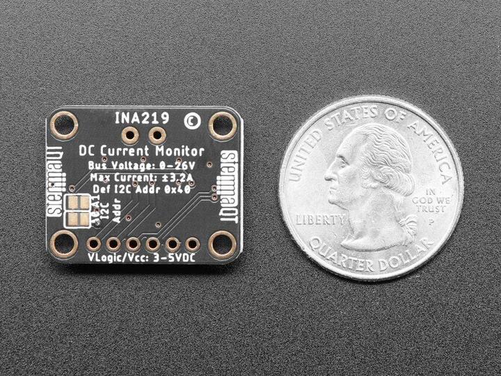 Actual product image Adafruit INA219 High Side DC Spannungs Sensor Breakout, 26V ±3.2A Max (Sensor)