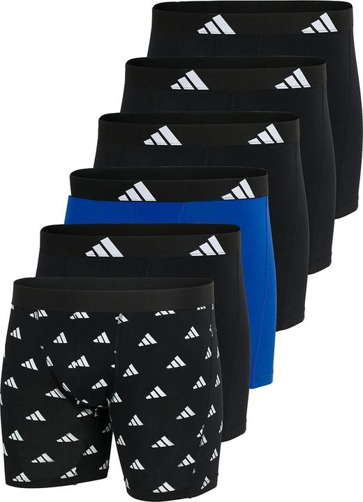 Immagine prodotto adidas Confezione da 6 pacchi di pantaloncini lunghi in cotone Active Flex / pantalone (XXL, confezione da 6)