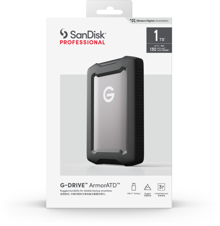 Produktbild SanDisk Professional G-DRIVE ArmorATD (1 TB)