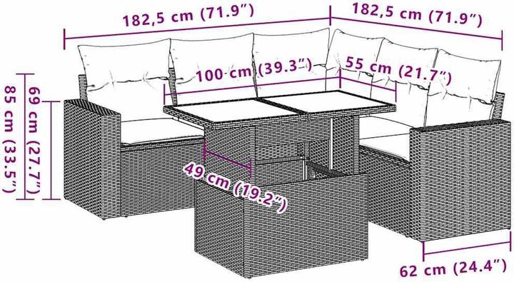 Produktbild vidaXL Garrett