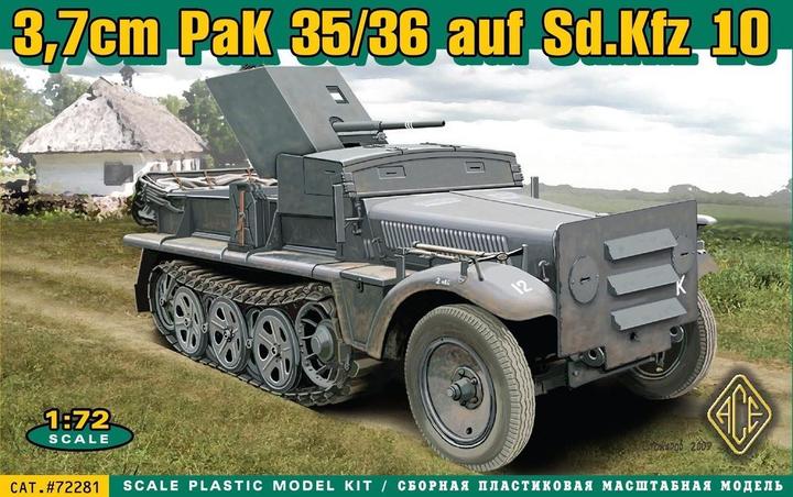 Ace 37 mm PaK 35/36 on Sd.Kfz 10