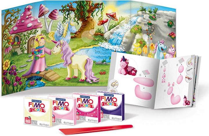 Actual product image Fimo unicorn