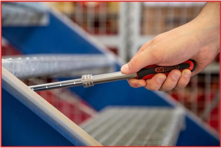 Actual product image KS Tools 3/8" SlimPOWER telescopic joint reversible ratchet (3/8")