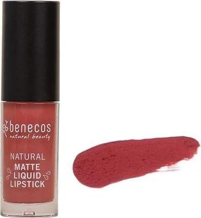 Image du produit Benecos Matte Liquid Lipsticks rosewood romance (Roses)