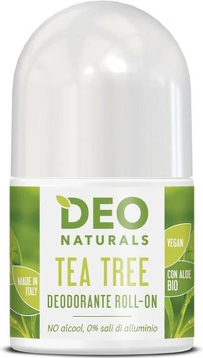 Deo Naturals Roll-On Deodorant with Tea Tree 50ml - Purifying (Roll-on, 50 ml)