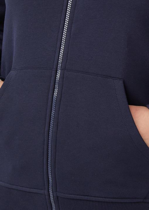Produktbild s.Oliver Sweatshirt Jacke Angeraute Sweatshirtjacke mit Stickerei (48)