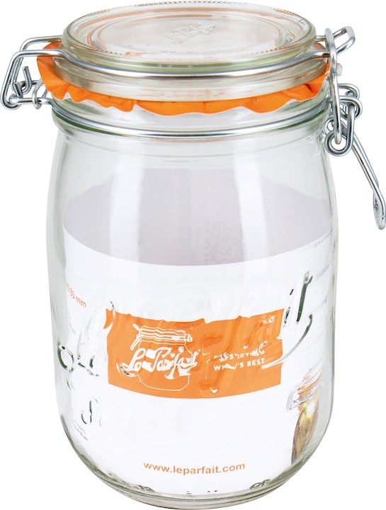 Produktbild Dosen-Zentrale Drahtbügelglas 'Le Parfait Bocaux' (1 l)