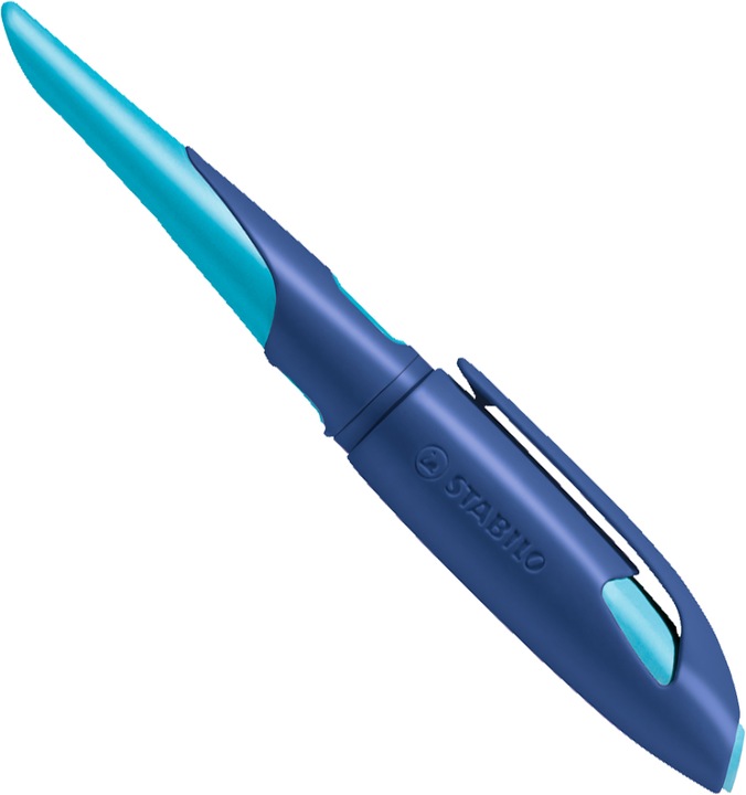 Produktbild STABILO EASYbirdy ergonomischer Schulfüller für Linkshänder Standard-Feder (Blau, 1 x)