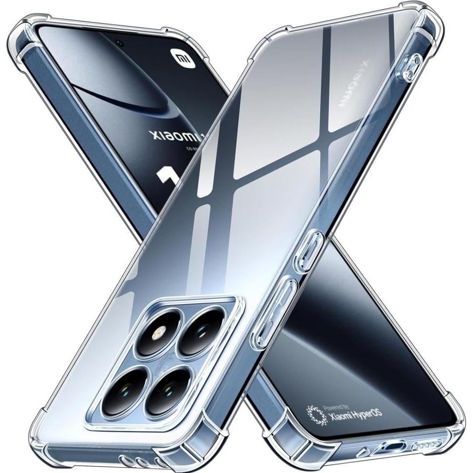 Thumbnail - Screenguard Xiaomi 14T Hülle Crystal Soft Airbag Bumper (Xiaomi 14T), Smartphone Hülle, Transparent