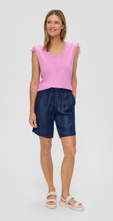 Image du produit S.Oliver T-Shirt Ärmelloses Shirt mit Bindedetail an der Schulterpartie (48)