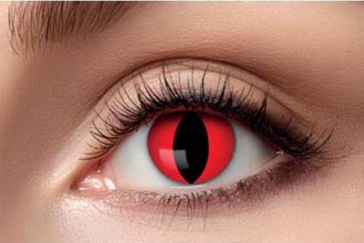 Produktbild Eyecatcher Farbige Kontaktlinsen Katzenauge (Rot)
