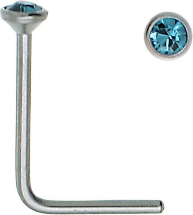 Image du produit Bijouteria Piercing nez (Acier inoxydable, Cristallin)