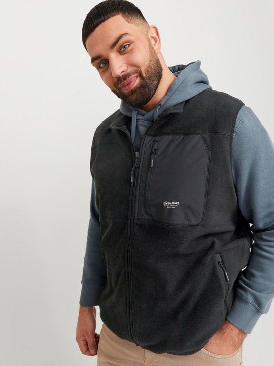 Immagine prodotto Jack & Jones Plus Size Fleece Gilet Fleece Gilet (4XL)