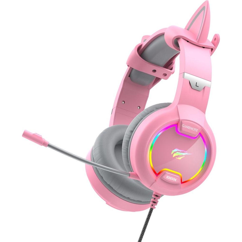 Havit Gamenote H2233d (Kabelgebunden), Gaming Headset, Pink