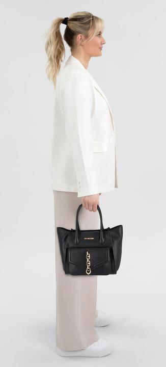 Actual product image Love Moschino Chain Detail shoulder bag 31.5 cm