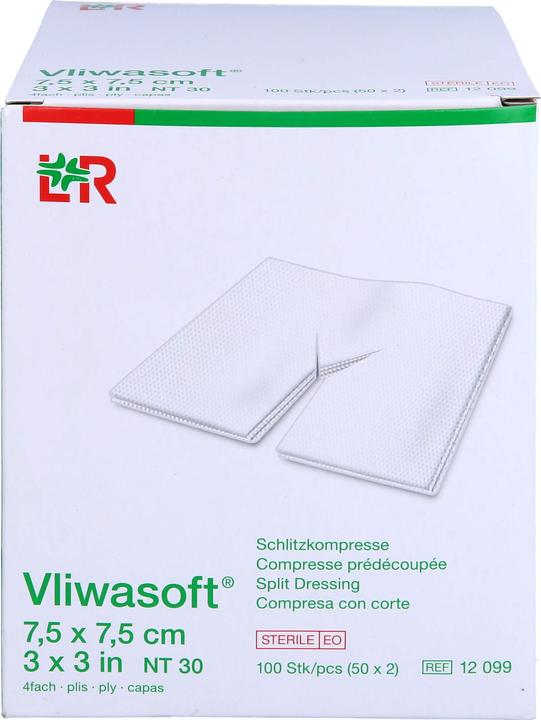 Actual product image Lohmann & Rauscher Slit compresses with Y-cut
