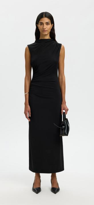 Produktbild Selected Drapiertes Maxikleid (L)