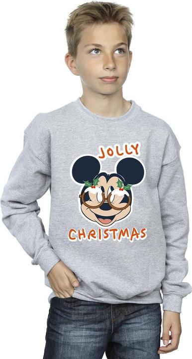 Produktbild Disney Mickey Mouse Jolly Christmas Glasses Sweatshirt Jungen (140, 146)