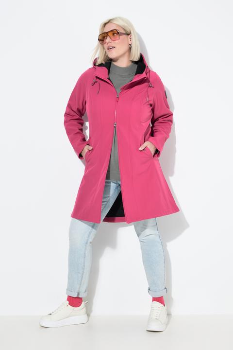 Produktbild Ulla Popken HYPRAR Softshelljacke, wasserabweisend, 2-Wege-Zipper (58)