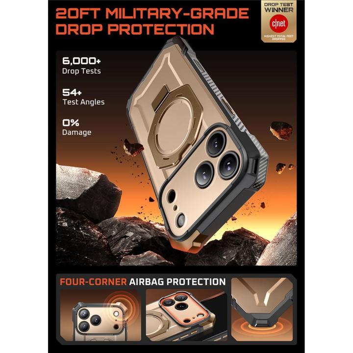 Produktbild Supcase UB Grip Mag MagSafe Case für iPhone 17 Pro Max - Gold (Apple iPhone 17 Pro Max)
