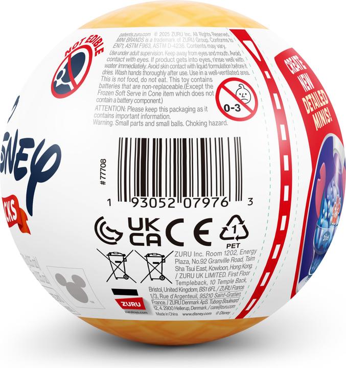 Actual product image Zuru Mini Brands - Disney Snacks