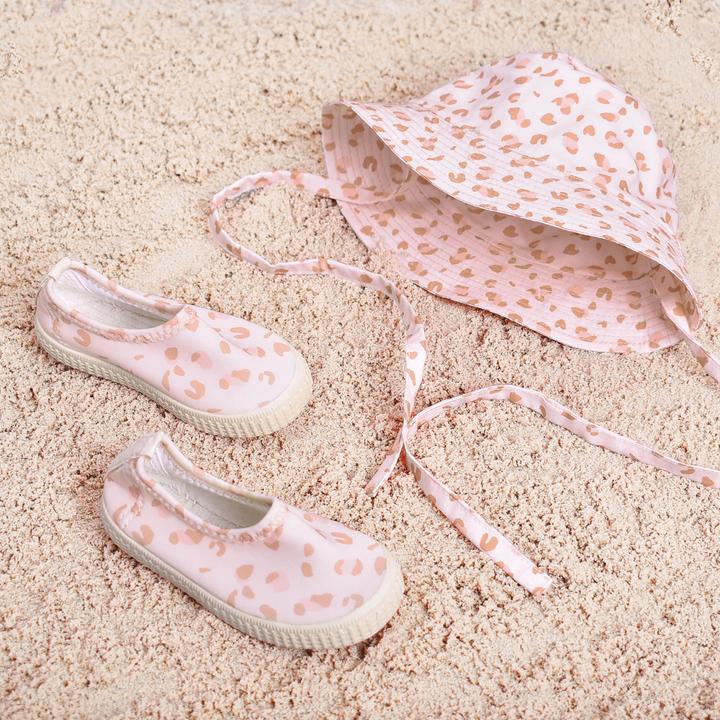 Actual product image Swim Essentials Lycra bath slippers Old Leopard (23)