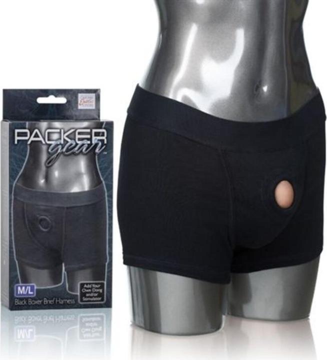 Produktbild CalExotics Packer Gear Black Boxer Brief Harness-M-L
