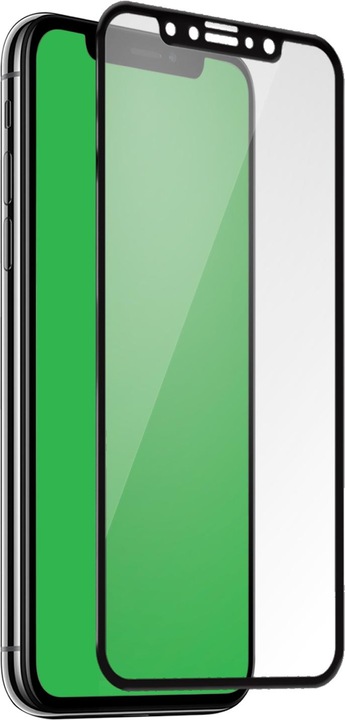 SBS Protettore di schermo 4D Full Glass per iPhone XS/X (1 Pezzo/i, Apple iPhone XS)