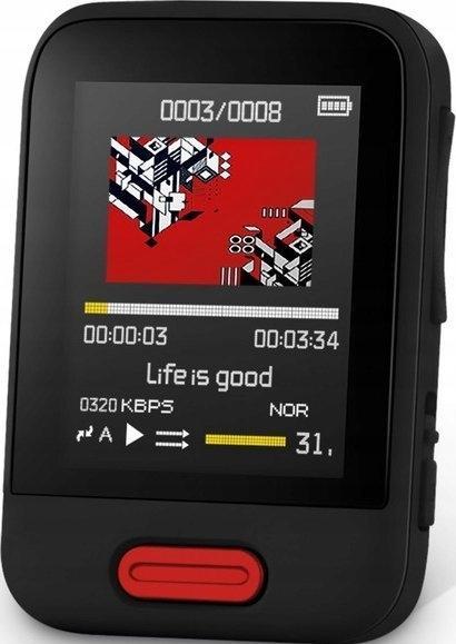 Produktbild Sencor SFP 7716BK schwarz / MP3- MP4-Player / 1,8" TFT / 16GB / MicroSD (16 GB)
