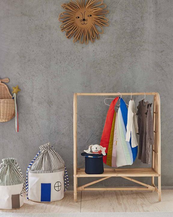 Produktbild OYOY Mini Spielzeugkorb Koya Large Optic Blue