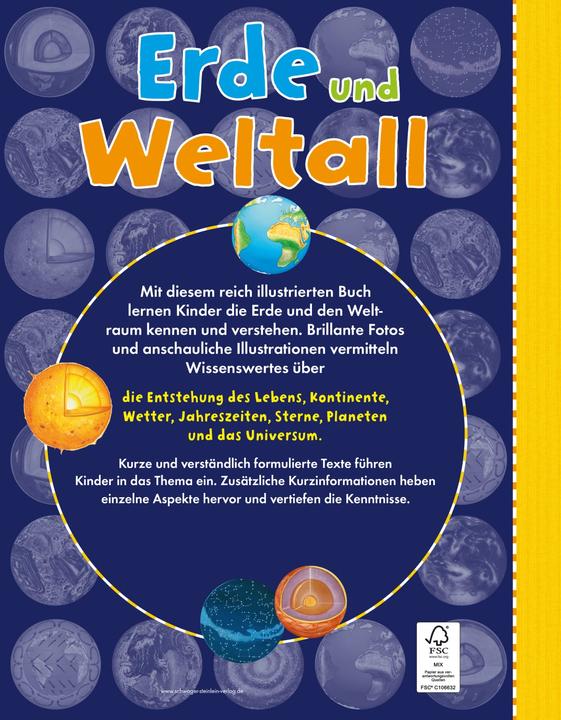 Produktbild Erde und Weltall für Kinder ab 6 Jahren (Deutsch, Marcus Würmli, 2022)