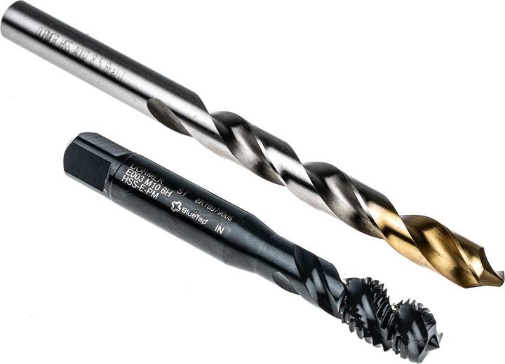 Actual product image Dormer Spiral Flute Tap & Drill Set M3-M12