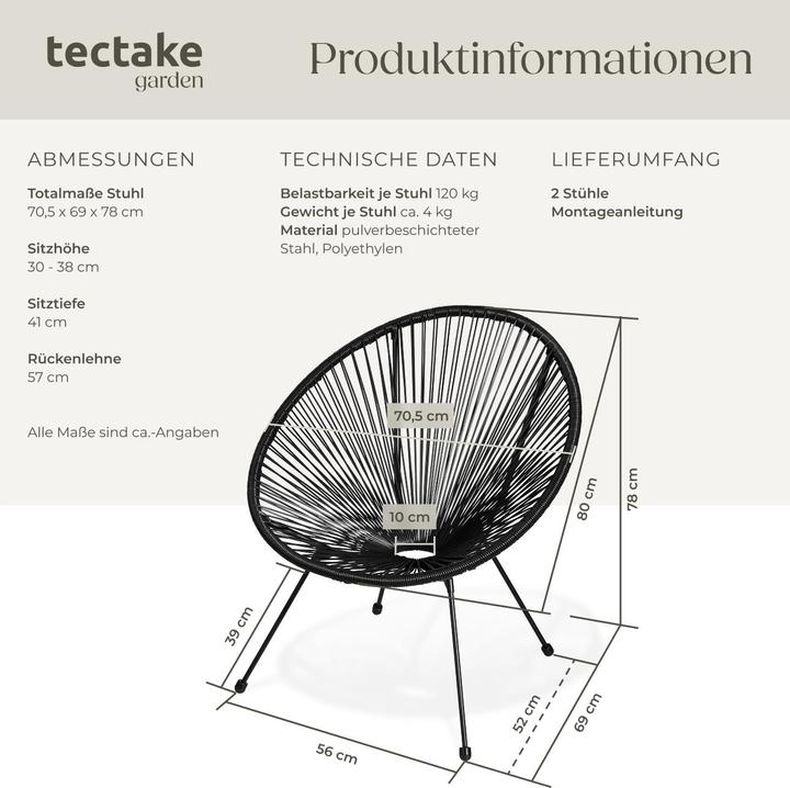 Produktbild tectake Santana