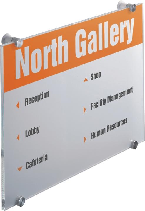 Produktbild Durable Türschild Crystal Sign A3