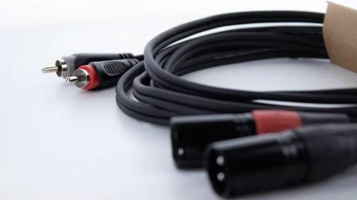 Produktbild Cordial EU 1 MC XLR Verbindungskabel (2x XLR-Stecker 3 polig - 2x Cinch-Stecker) (1 m, Cinch Kabel)