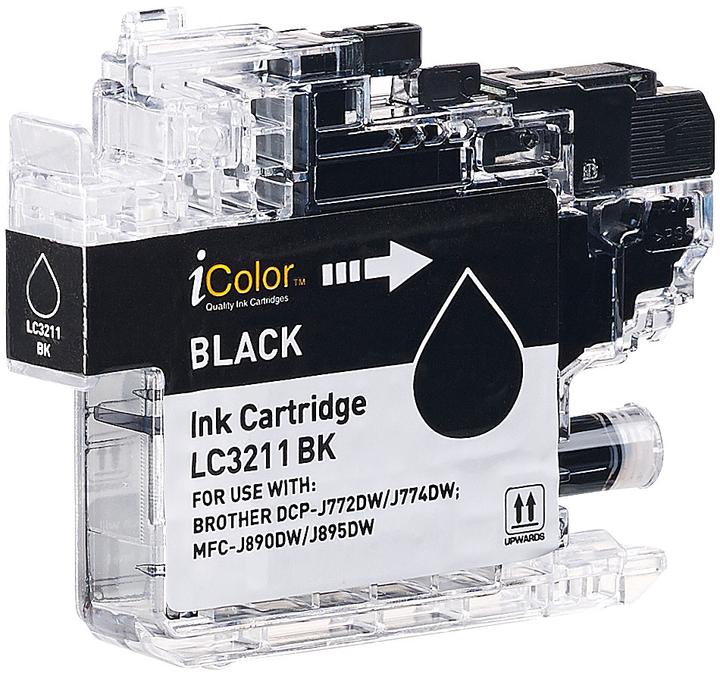 Actual product image IColor Ink cartridge LC-3211BK for Brother printer, black (black) (FC)