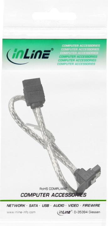 Produktbild InLine SATA 6Gb/s Kabel rund (50 cm, SATA)