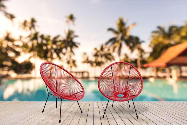 Produktbild Kare Design Sessel Set Acapulco 2tlg Cherry