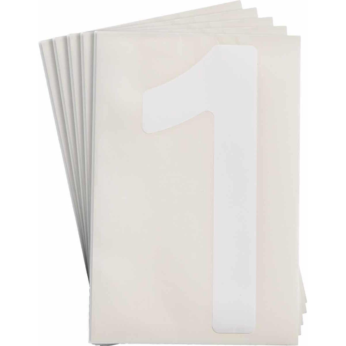 Brady, Etiketten, ToughStripe Etiketten mit Nummern und Buchstaben, weiss