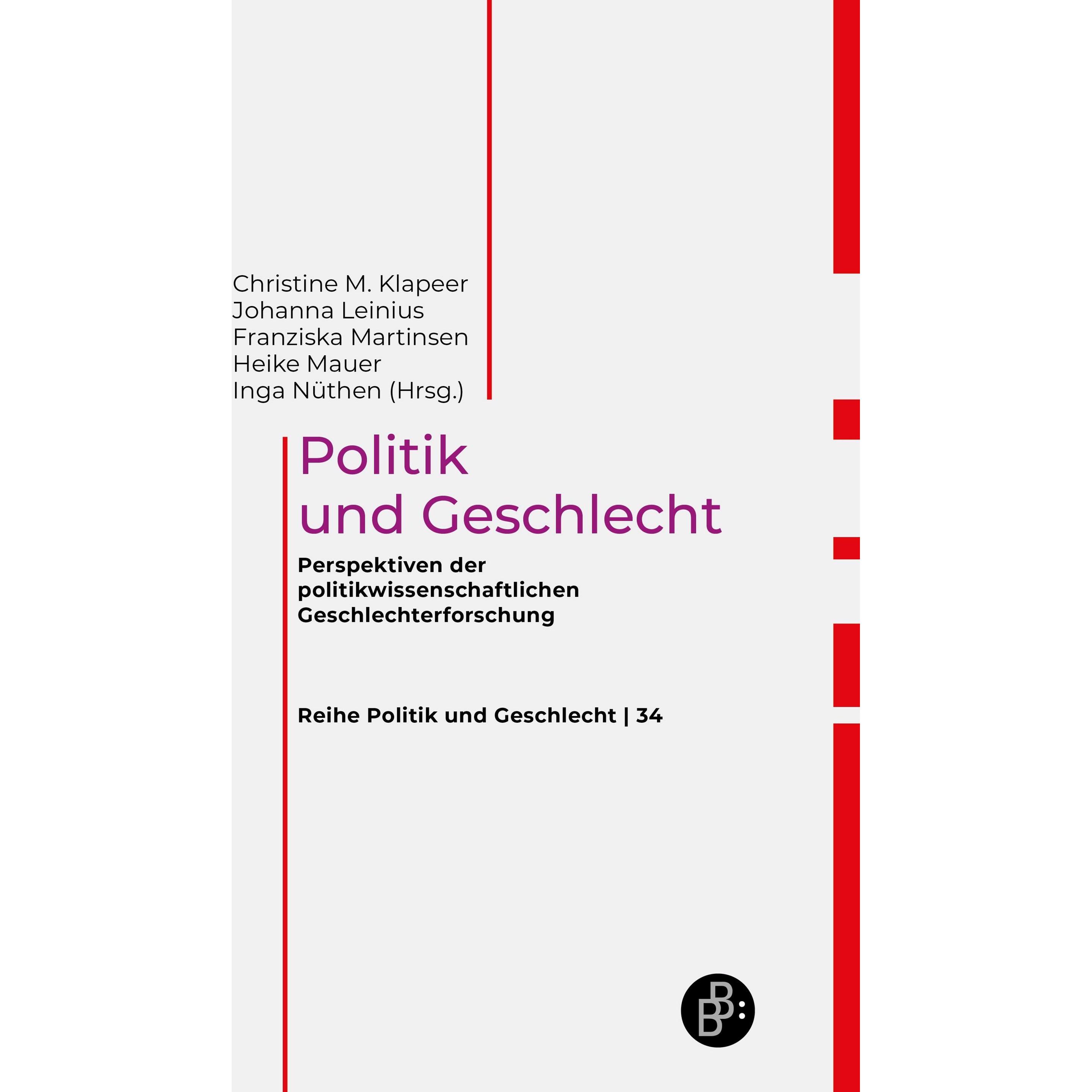 Handbuch Politik und Geschlecht, Fachbücher von Heike Mauer, Johanna Leinius, Inga Nüthen, Christine M. Klapeer, Franzis...