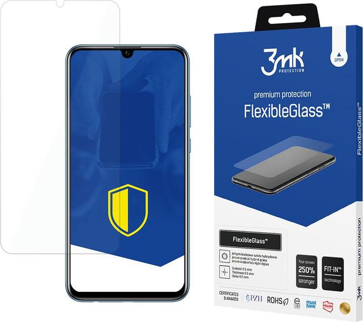 Actual product image 3MK FlexibleGlass Huawei Honor 10 Lite Szkło Hybrydowe (1 Piece, Honor 10 Lite)